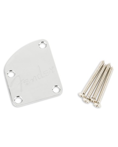Neck plate Fender original Chrome Deluxe and Elite guitars