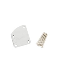 Neck plate Fender original Chrome Deluxe and Elite guitars