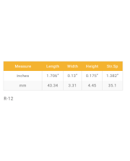 Slotted nut Graphtech PQL-5012, R12 , 43.34mm, 1.706"