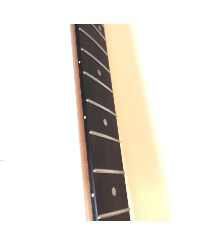 Manche Telecaster gaucher, érable torréfié et touche palissandre, vernis satin