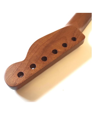 Manche Telecaster gaucher, érable torréfié et touche palissandre, vernis satin