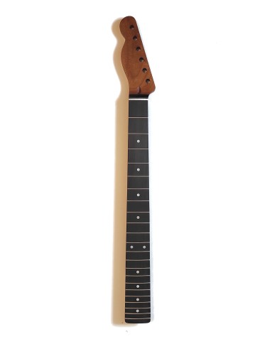 Manche Telecaster gaucher, érable torréfié et touche palissandre, vernis satin