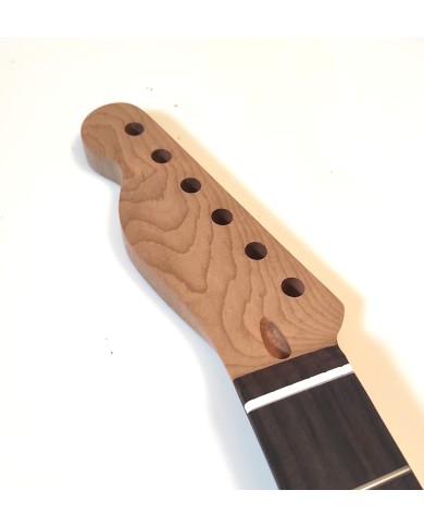 Linkshänder-Telecaster-Hals aus geröstetem Ahorn mit Palisandergriffbrett