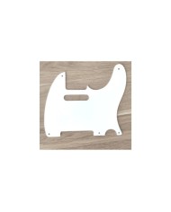 Pickguard Blanc fin 060" Telecaster Vintage USA 1ply 5 trous