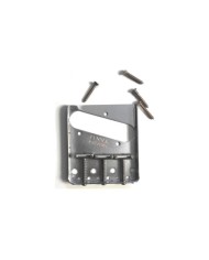 Fender® Road Worn® Tele® bridge assembly, Nickel aged