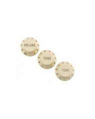 Set de Boutons Strat Fender® road Worn® aged white
