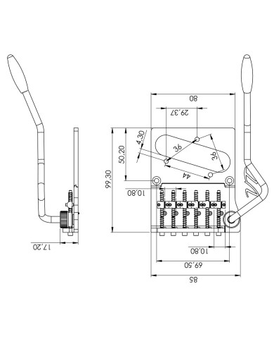 Tele Tremolo Vega-Trem VT2 Teletrem Classic