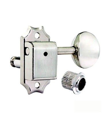 Gotoh Vintage-Mechaniken 3+3, Nickel, runder Metallflügel SD90SL
