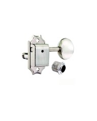 Gotoh Vintage-Mechaniken 3+3, Nickel, runder Metallflügel SD90SL