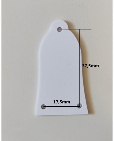 Epiphone-Style-Halsstababdeckung Schwarz, 2-lagig