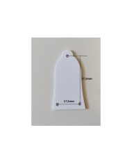 Epihone Style Black Truss Rod Cover Plate 2 Ply