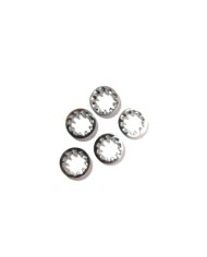 5 Serrated washers for US 3/8" potentiometer