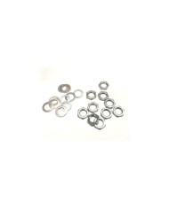 10 Muttern + 10 Nickel-Unterlegscheiben für Potentiometer im metrischen Format