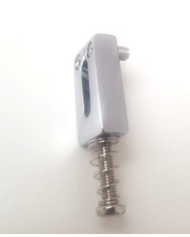 1 moderner Zink/Chrom-Saitenreiter im Tele-/Strat-Stil, 10.5 mm