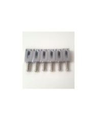 6 Modern Zinc/chrome saddle tele / strat style 10.5mm