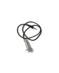 Endpin EPC Jack socket Chrome, Stereo with cable for Piezo