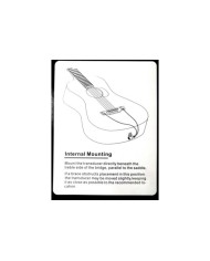 Double Micro Transducter Belcat® pour guitare acoustique/classique/Folk EGT202