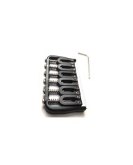 Fixed bridge (hardtail) 6 strings generic Hipshot style black