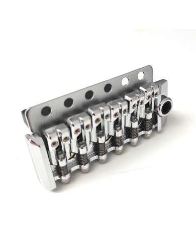 6-Schrauben-Tremolo im Strat-Stil, Chrom, 54mm, innovative 10.8mm Saitenreiter