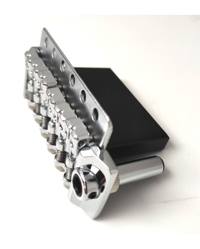 6-Schrauben-Tremolo im Strat-Stil, Chrom, 54mm, innovative 10.8mm Saitenreiter