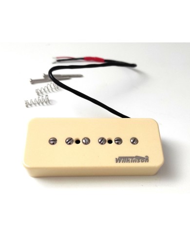 Wilkinson P90 Soapbar Steg-Pickup mit cremefarbener Kappe
