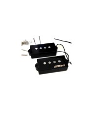 Set of 2 vintage Wilkinson MWPB pickups for P Bass, Alnico 5