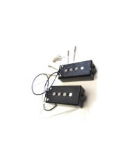 Set of 2 vintage Wilkinson MWPB pickups for P Bass, Alnico 5