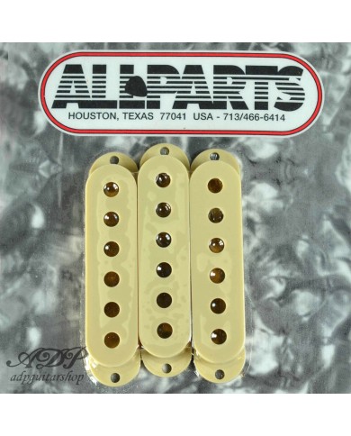 3 Vintage Cream Pickup-Kappen für Stratocaster Single-Coil-Pickups, 52,5 mm