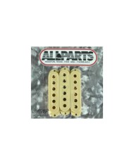 3 Vintage Cream Pickup-Kappen für Stratocaster Single-Coil-Pickups, 52,5 mm