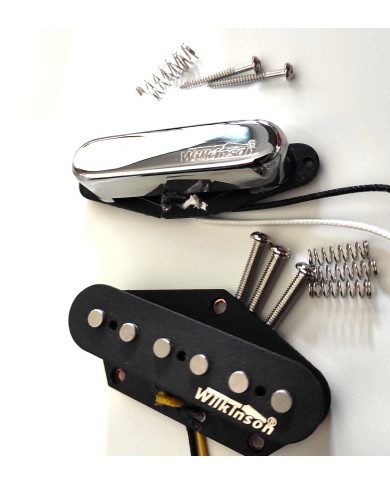 Wilkinson Tonabnehmer-Set mit Vintage 50's Broadcaster-Sound, Chrom
