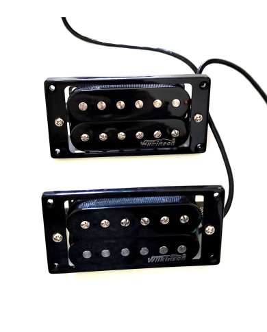 Wilkinson Humbucker-Pickup-Set, Schwarz, hoher Output