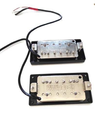 Wilkinson Humbucker-Pickup-Set, Schwarz, hoher Output