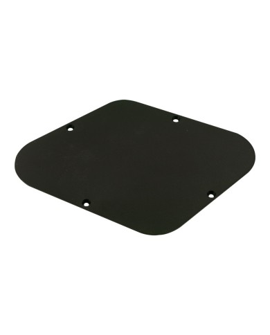 Schwarze Elektronikfach-Abdeckung im Gibson Les Paul Solid Style