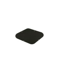 Schwarze Elektronikfach-Abdeckung im Gibson Les Paul Solid Style