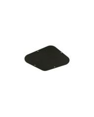 Linkshändige schwarze WD-Elektronikabdeckung für Gibson Les Paul