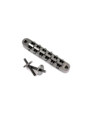 Gotoh Cosmo schwarzer Steg GE103B im Tune-O-Matic-Stil