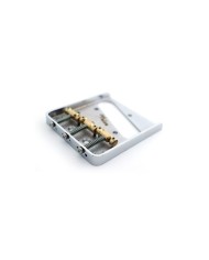 Halon Ashtray-Steg Typ Tele, kompensierte Messing-Saitenreiter, Chrom