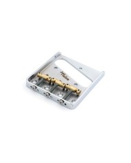 Halon Ashtray-Steg Typ Tele, kompensierte Messing-Saitenreiter, Chrom