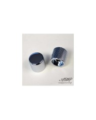 P-Bass Big Grip Flat-Top Chrome Knobs for 6mm pots