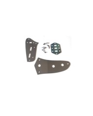 Fender Jaguar Control Plates Set, Chrome + 8 screws