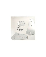 Fender Jaguar Kontrollplatten-Set Chrom + 8 Schrauben