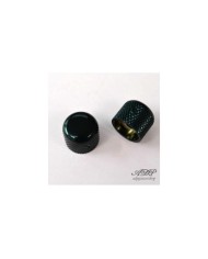 2 schwarze Metallknöpfe von Gotoh für SplitShaft-Potentiometer 6mm