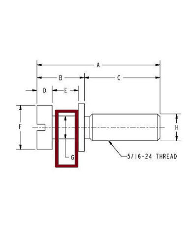 Towner BIGSBY B3 für Linkshänder mit V.Block-System - Gold
