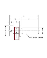 Towner BIGSBY B3 für Linkshänder mit V.Block-System - Gold