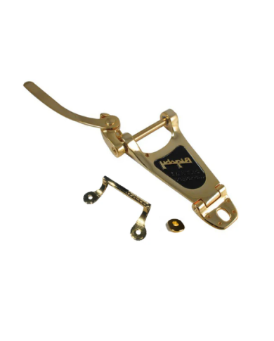 Towner Bigsby B3 Gold Kit für Gitarre mit schwebendem Saitenhalter - Linkshänder