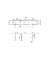 Nickel Der Jung® machine heads Clasical 3+3 Lyra pearl buttons