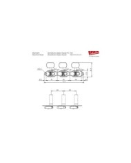 Schaller® Grantune® classic Hauser 3+3 ebony button 1:18 Nickel