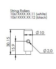 Schaller® Grantune® Classic hauser 3+3 bouton ébene 1:18 nickel