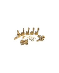 Linkshänder-Mechaniken 6 in Reihe, arretierbar, Gold, JinHo, kleiner Flügel