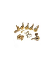 Linkshänder-Mechaniken 6 in Reihe, arretierbar, Gold, JinHo, kleiner Flügel